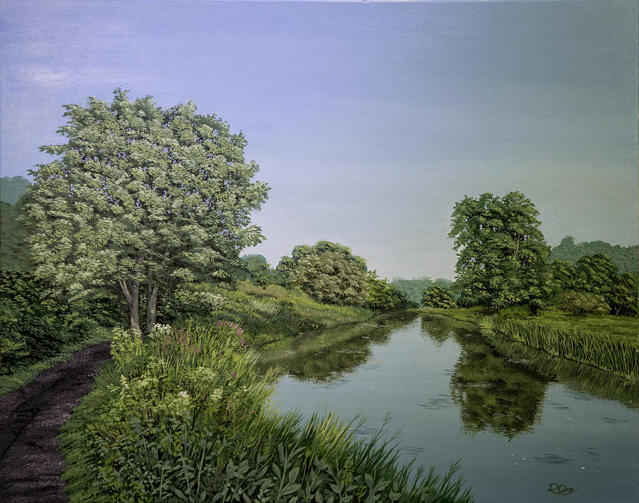 River Wey Painting by Raymond Ore - Fine Art America