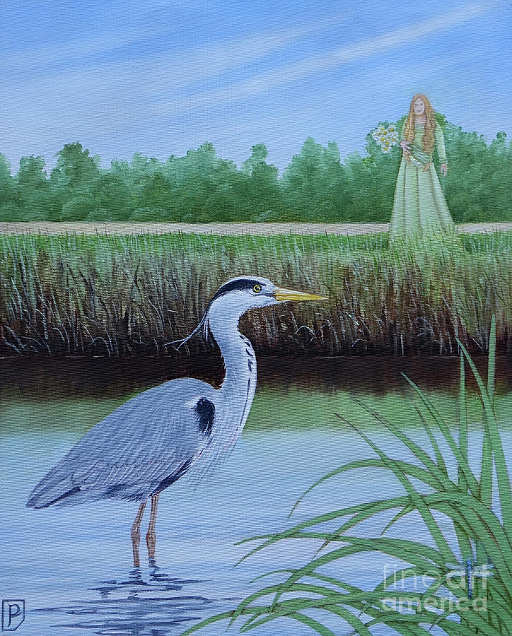 River-Womans Daughter Painting by Gordon Palmer