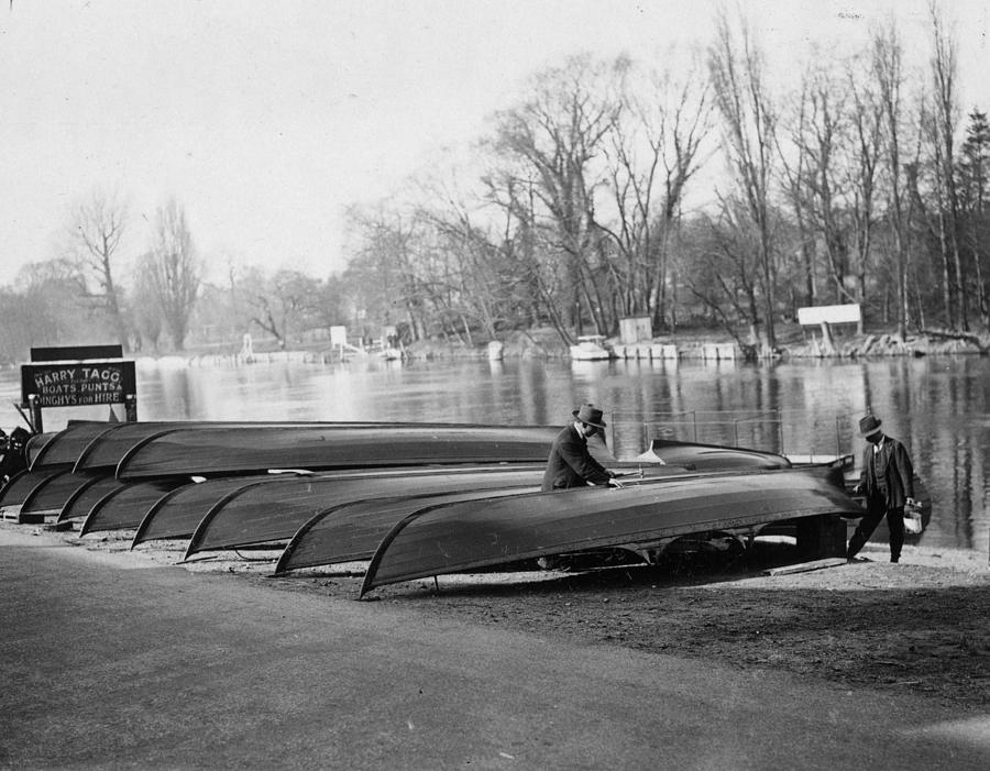 Riverside Boats Photograph by E. F. Corcoran