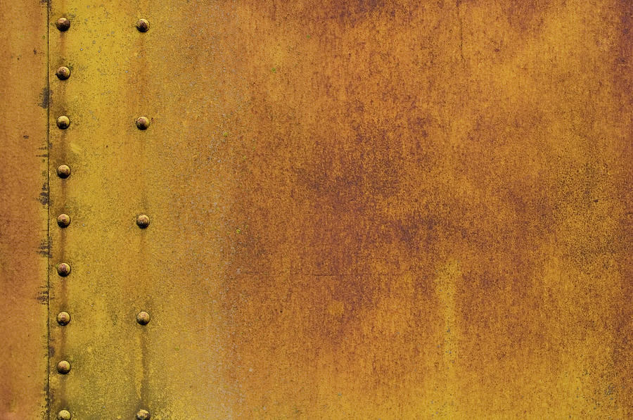 Rivets And Rust Texture Photograph by Roundhill