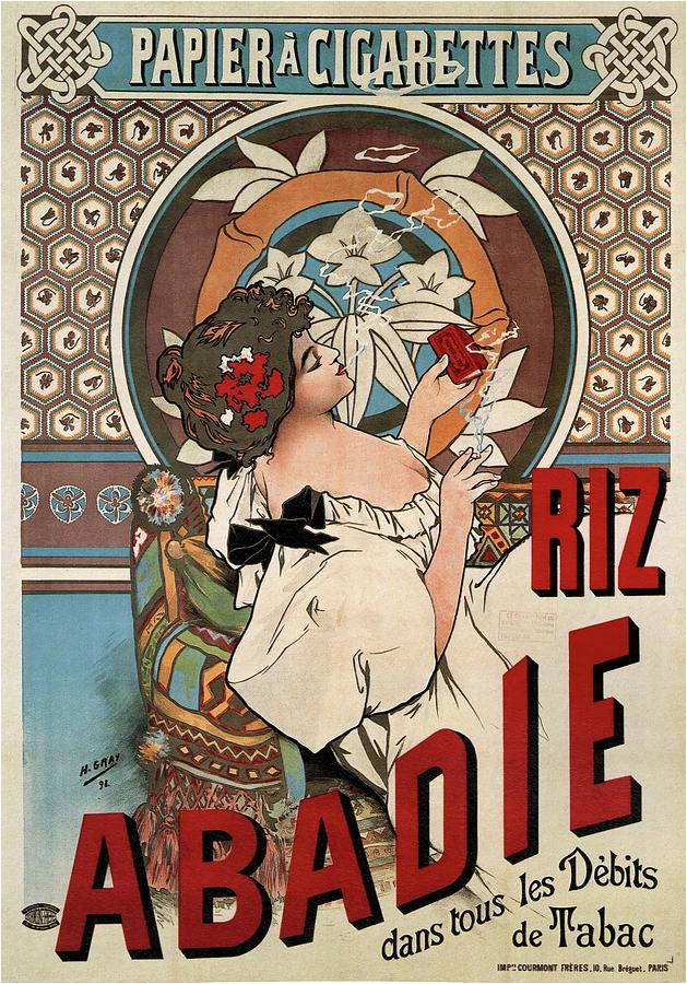Riz Abadie Painting by Alphonse Mucha Riz Abadie Painting by Alphonse Mucha
