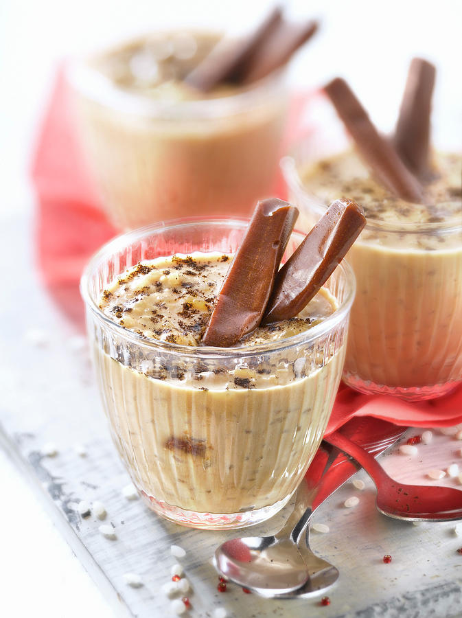 Riz Au Lait Au Carambar Carambar Rice Pudding Photograph By Studio Photocuisine Pixels