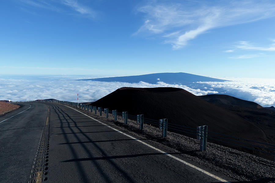 Road Above Clouds Photograph by George Diebold