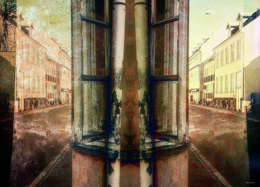 Road Block Digital Art - Road Bloack 18 by Ole Klintebaek Road Block Digital Art - Road Bloack 18 by Ole Klintebaek