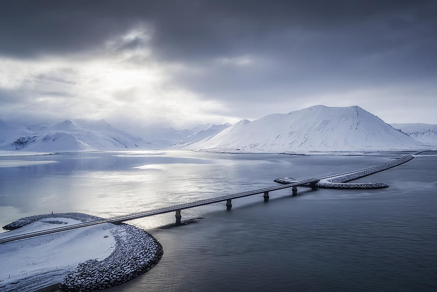 Road In Iceland Photograph by Andrea Auf Dem Brinke