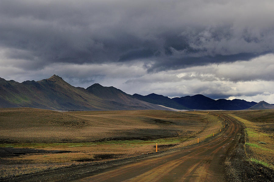 Road In Iceland Photograph by Romain Chassagne