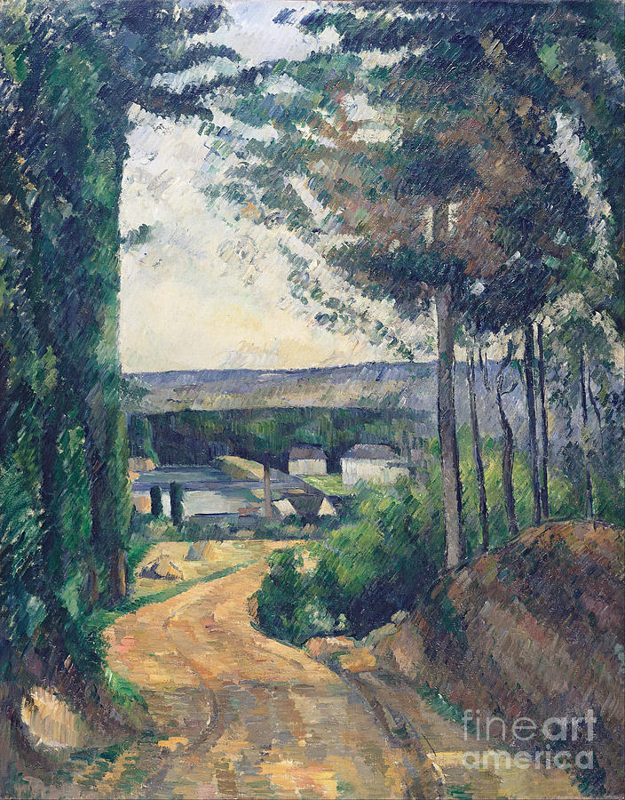 Road Leading To The Lake. Artist Drawing by Heritage Images