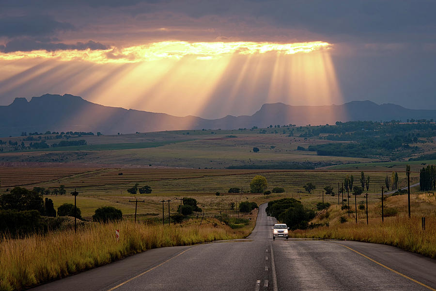 Road Rays Photograph by Paul Bruins Photography