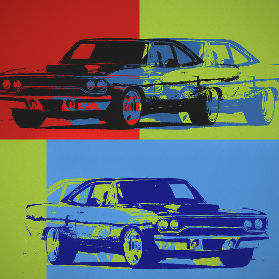 Road Runner Pop Art by Dan Sproul Road Runner Pop Art by Dan Sproul