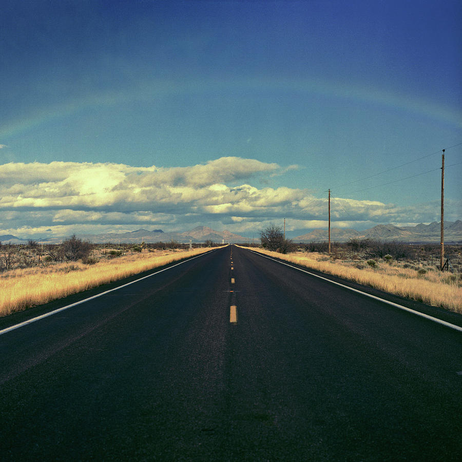 Road Through Desert Photograph by Studio 642