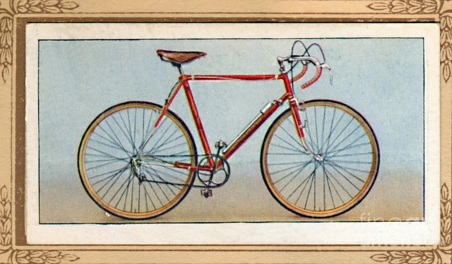 Road Time Trial Bicycle Drawing by Print Collector