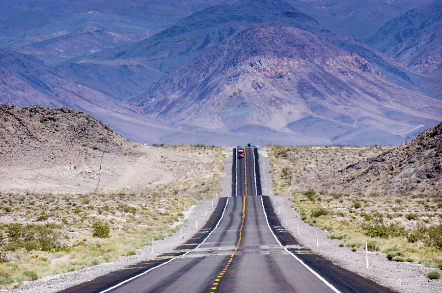 Road To Death Valley Photograph by Joerg Reichel