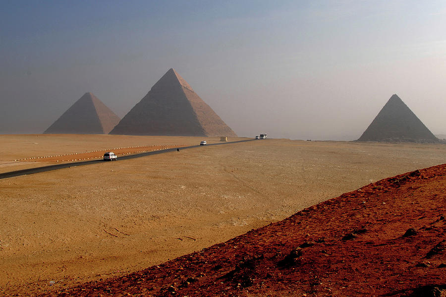 Road To Great Pyramids Photograph by Bijan Choudhury Road To Great Pyramids Photograph by Bijan Choudhury