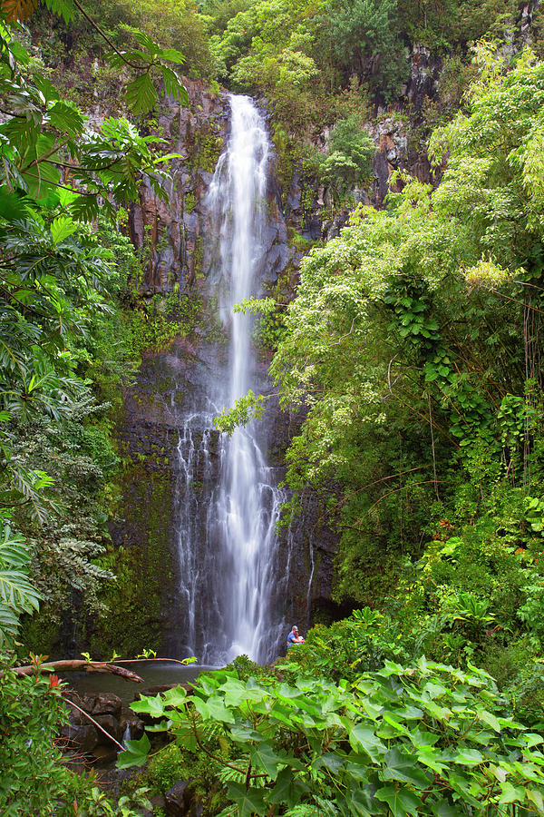 Road to Hana Waterfall Photograph by James Adair | Fine Art America