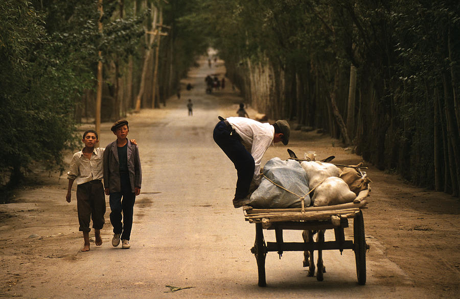 Xinjiang Photograph - Road To Kashgar by Lou Urlings