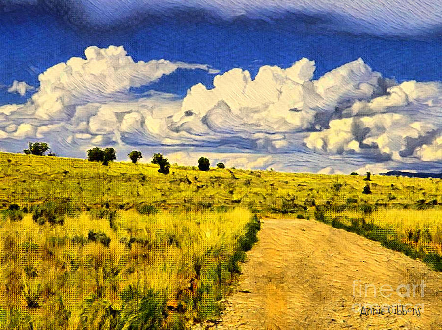 Road To Nowwhere Digital Art by Annie Gibbons