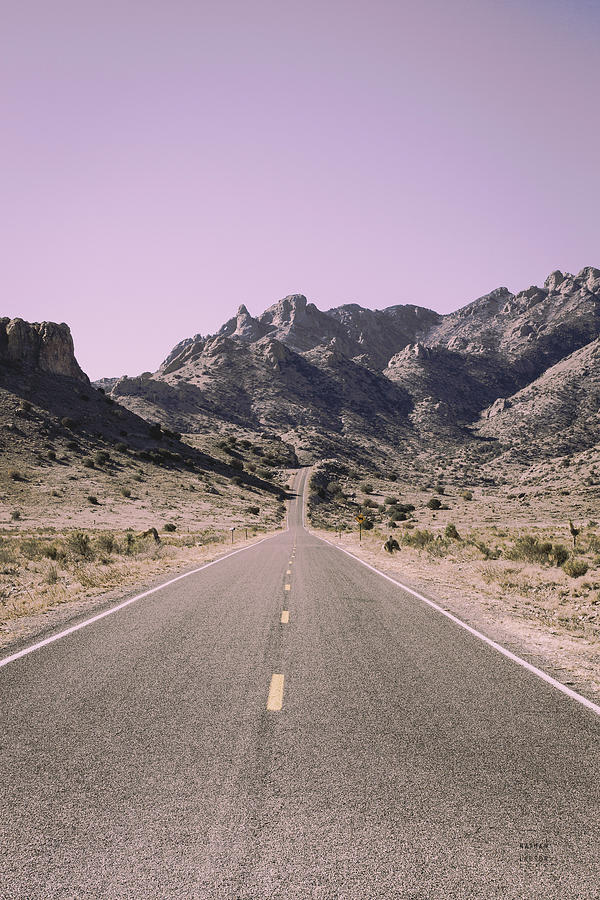 Road To Old West Purple Photograph by Nathan Larson - Fine Art America