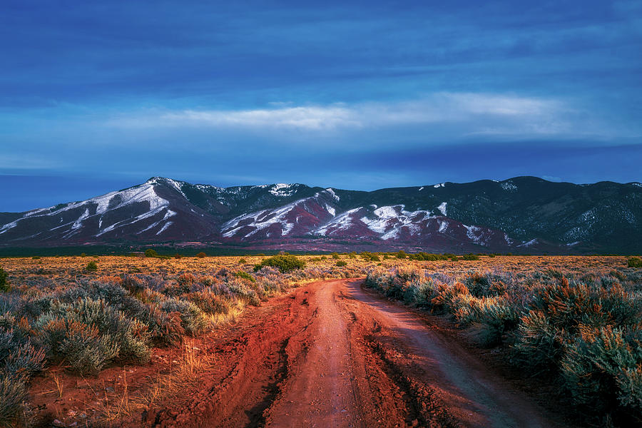 Road to Sangre de Cristo Mountain Range Photograph by Robert FERD Frank