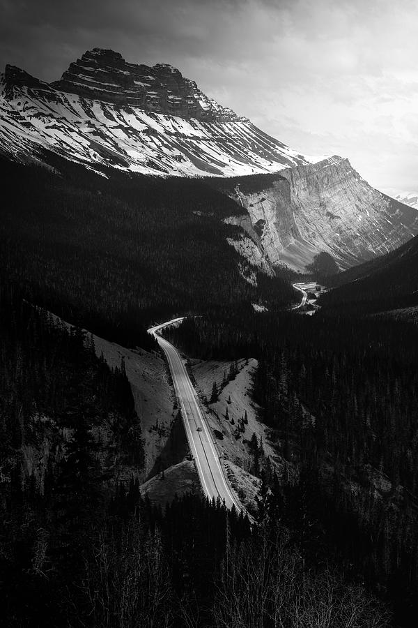Banff National Park Photograph - Road To Sun by Yongnan Li ?????