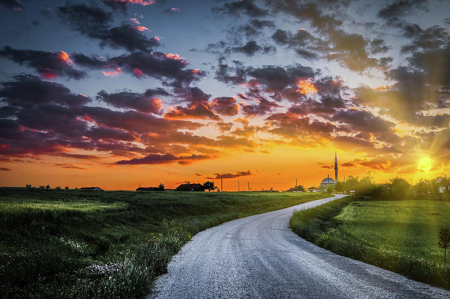 Road to Sunset by Okan YILMAZ Road to Sunset by Okan YILMAZ