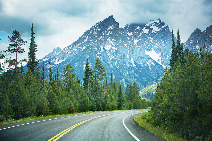 Road To The Tetons Mountains Photograph by Xavier Arnau Serrat
