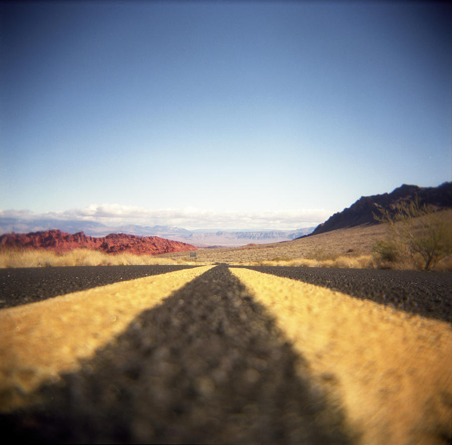 Nature Photograph - Road To The Valley Of Fire by Lori Andrews