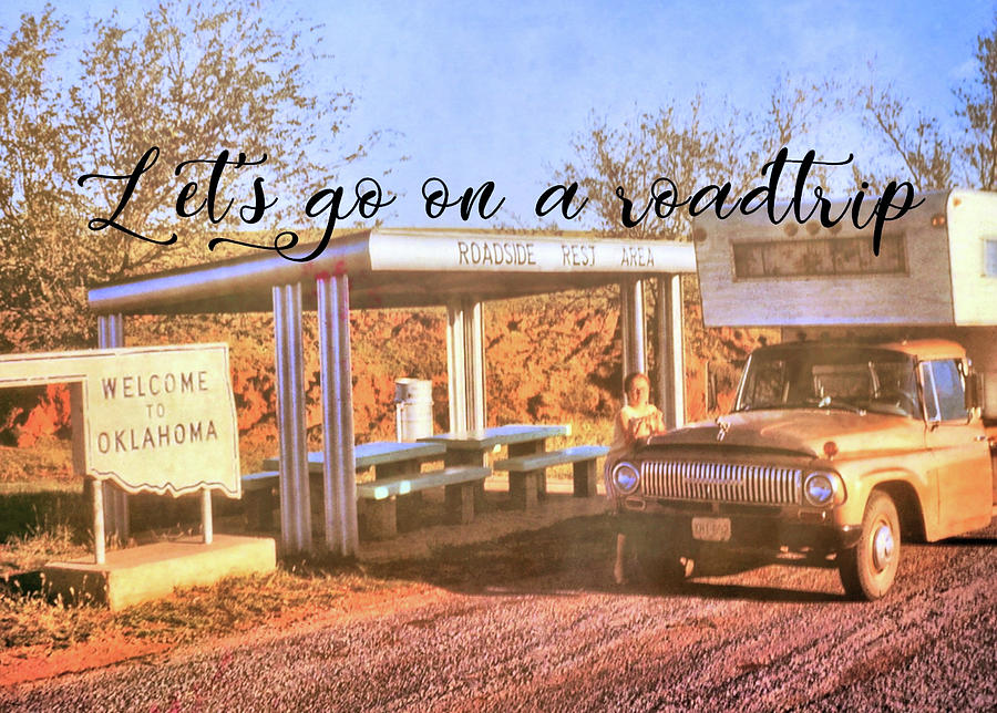 ROADSIDE REST AREA quote Photograph by Jamart Photography