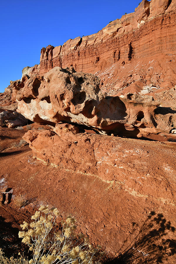 Roadside Rocks in Capitol Reef NP Photograph by Ray Mathis
