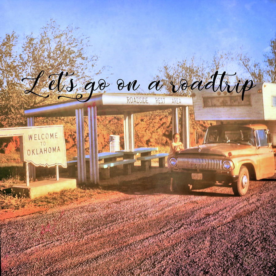 ROADSIDE STOP quote Photograph by Jamart Photography