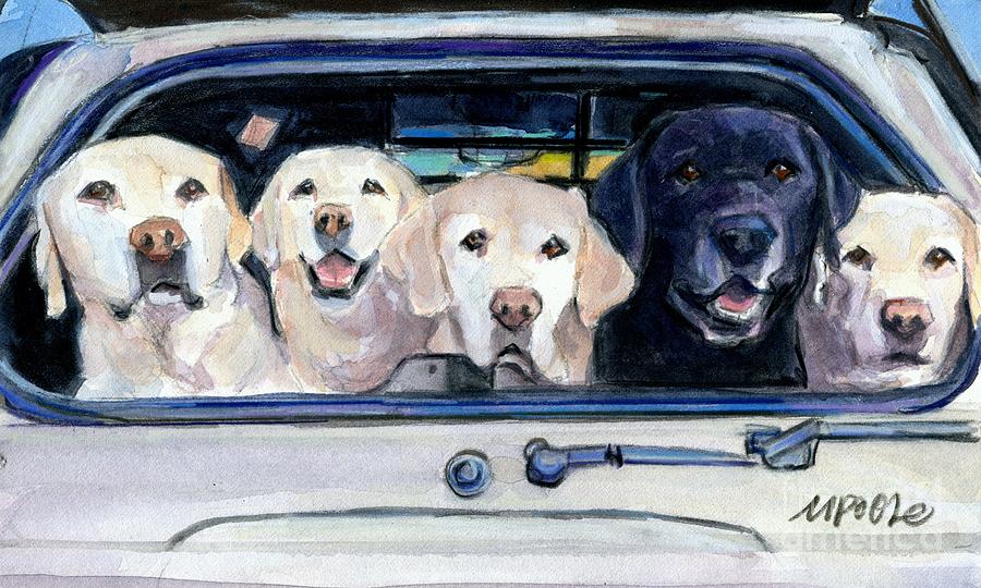 Roadtrippin Painting by Molly Poole