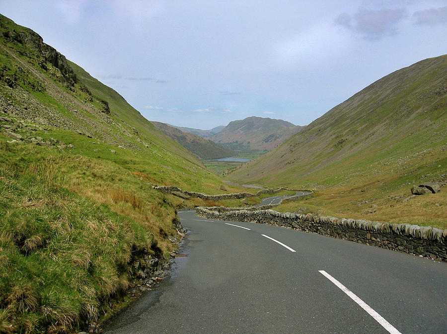 Roadway In Lake District Nat. Park Photograph by Rodger Bryant Photography