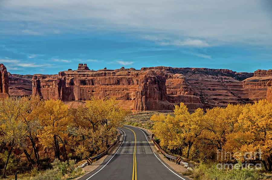 Roadway to Arches Photograph by Stephen Whalen