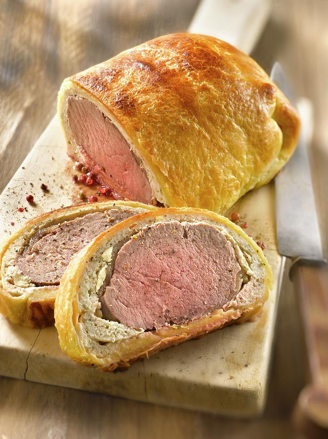 Roast Beef In Pastry Crust Photograph by Studio