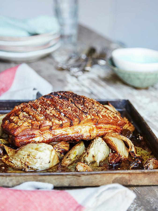 Roast Pork Belly With Fennel Photograph by Lukejalbert Fine Art America