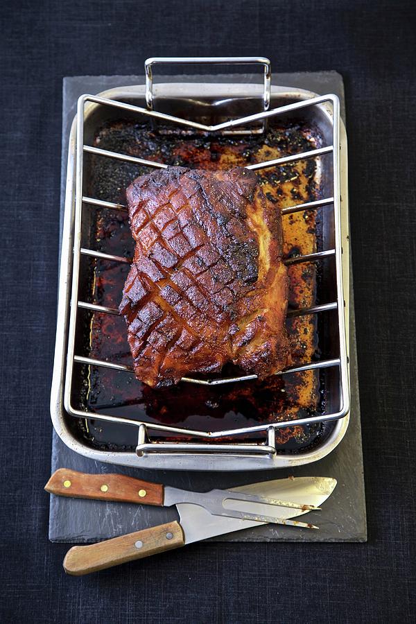 Roast Pork With Crackling Photograph by Andre Baranowski