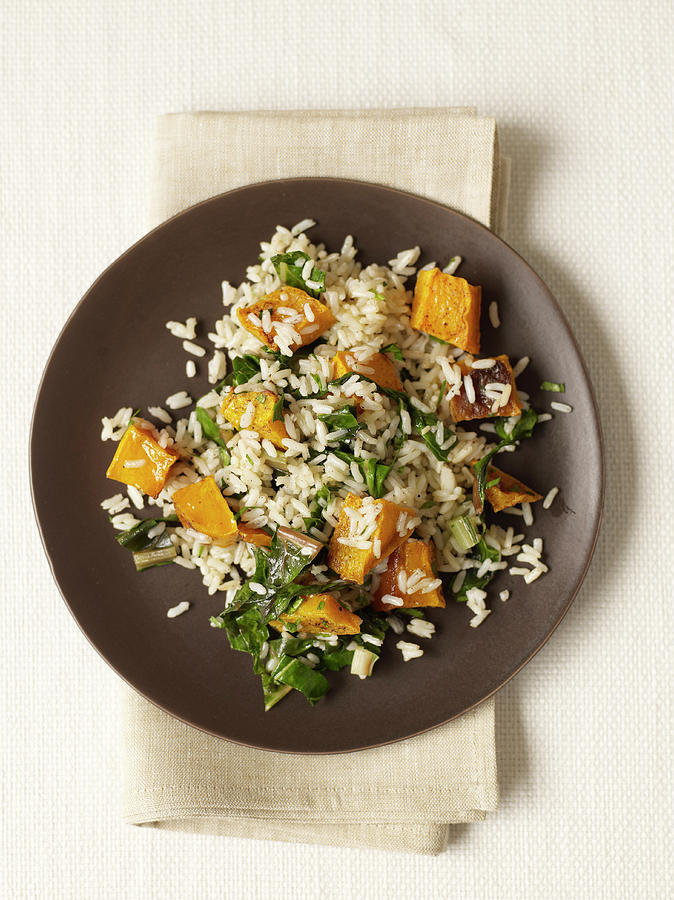 Roasted Butternut Squash Rice Photograph by James Baigrie