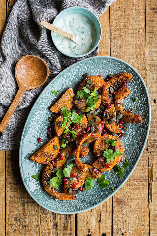 Roasted Butternut With Baharat Spice Photograph by Hein Van Tonder