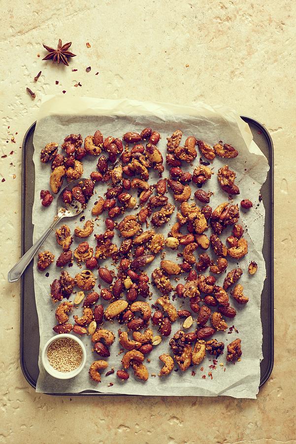 Roasted Chinese-style Nuts Photograph by Amanda Stockley