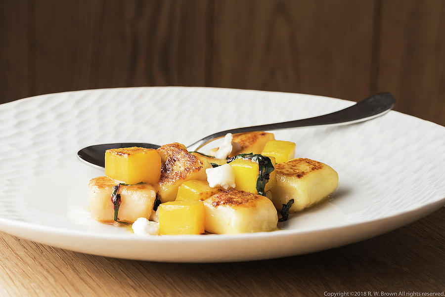 Roasted Gnocchi With Yellow Beets Photograph by Russel Brown