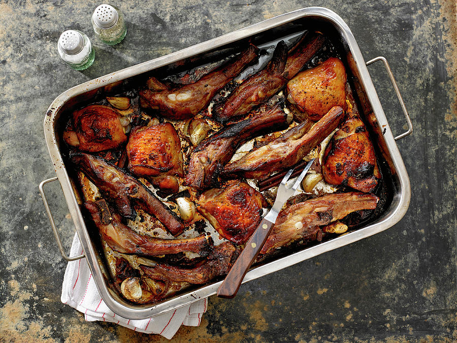 Roasted Maple Chicken n Ribs us Photograph by Michael Kraus