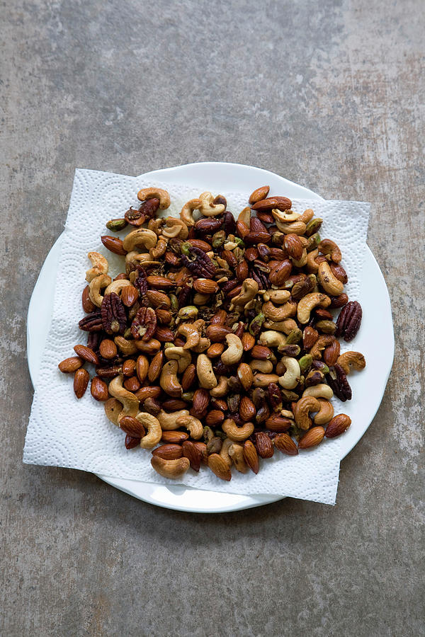 Roasted Nuts Photograph by Joy Skipper Foodstyling