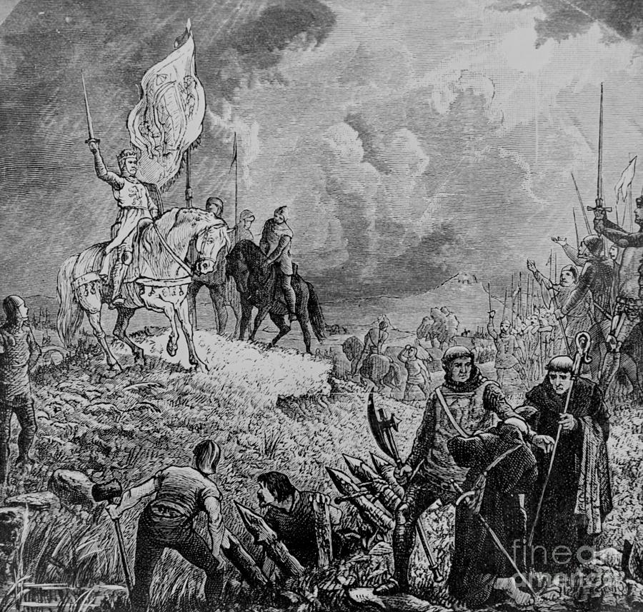 Robert Bruce Advancing His Troops by Bettmann