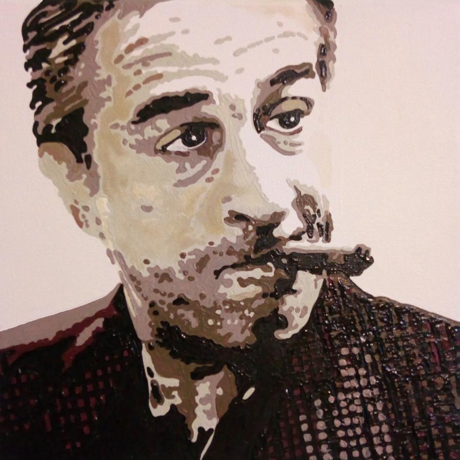 ROBERT DE NIRO Movie Scene Painting By Artista Fratta - Pixels