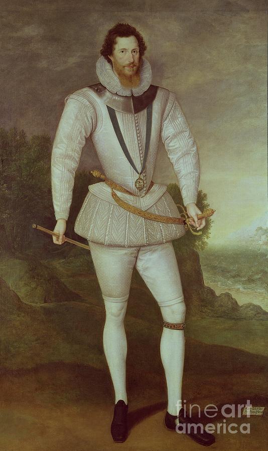 Robert Devereux 2nd Earl Of Essex C 1596 Painting By Marcus   Robert Devereux 2nd Earl Of Essex C 1596 Marcus Gheeraerts 