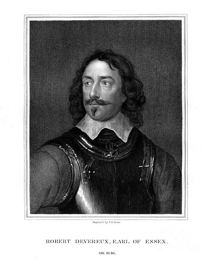 Robert Devereux, 3rd Earl Of Essex Drawing by Print Collector
