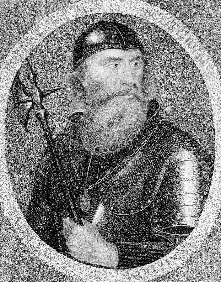 Robert I, Commonly Robert The Bruce Drawing by Print Collector