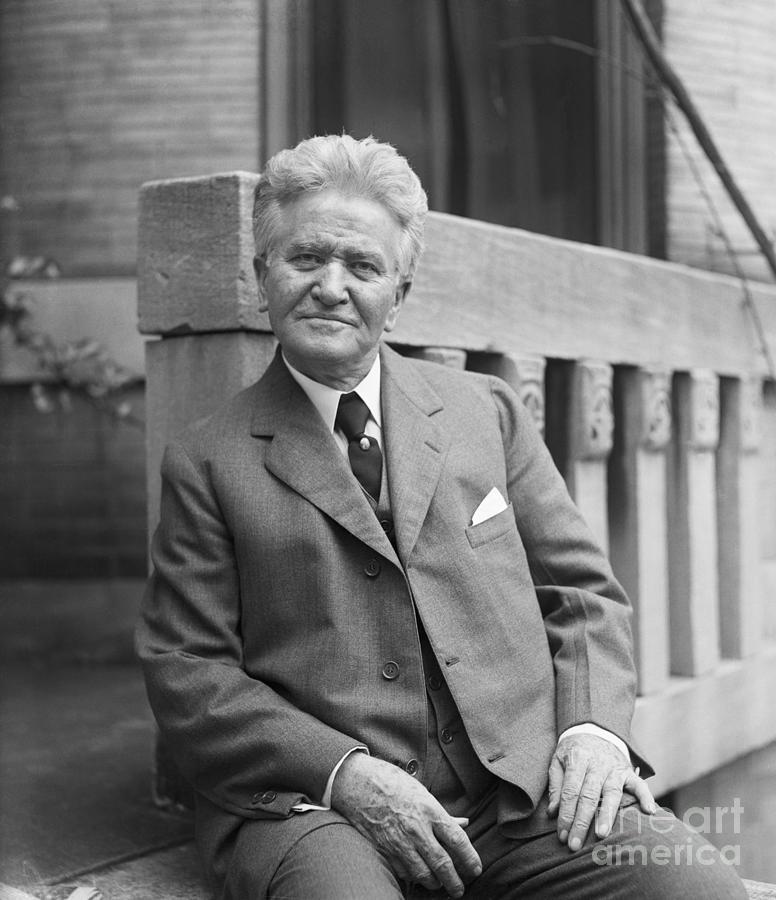 Robert Lafollette Sr., Senator, Seated Photograph by Bettmann