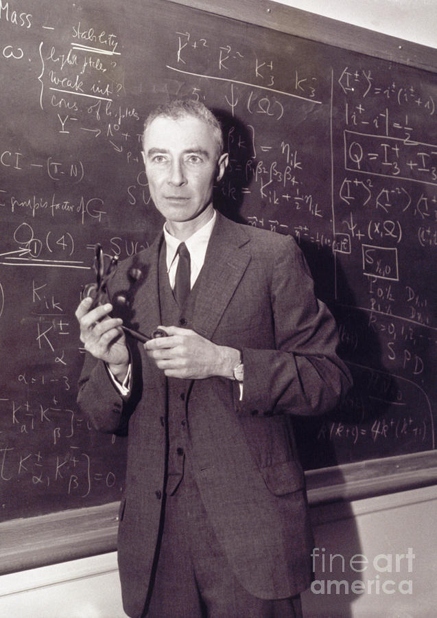 Robert Oppenheimer Standing Photograph by Bettmann