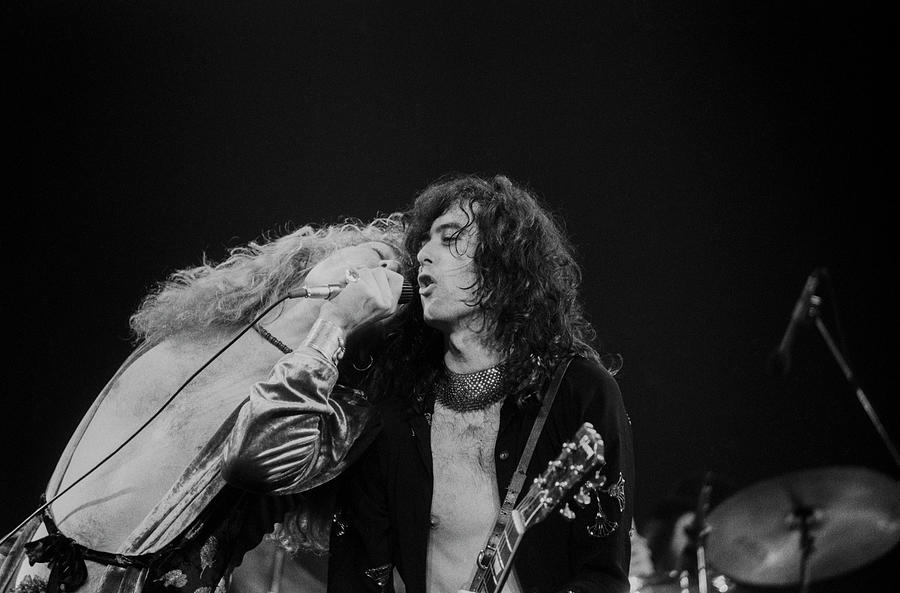 Robert Plant And Jimmy Page Photograph by Art Zelin