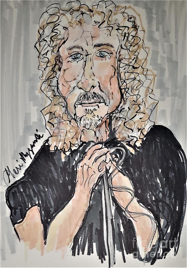 Robert Plant Led Zeppelin Mixed Media